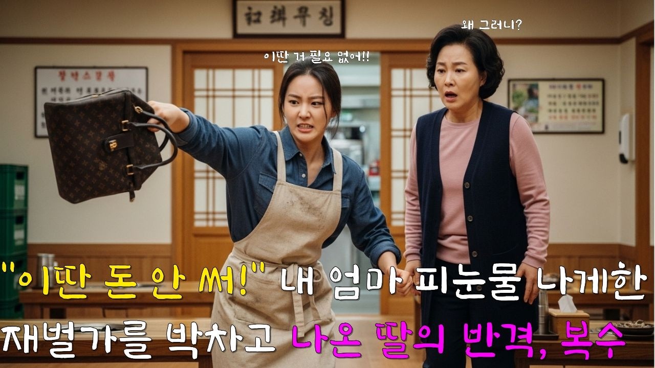 30년 속인 양어머니의 추악한 민낯, 명품 벗어 던지고 국밥 솥 잡은 딸