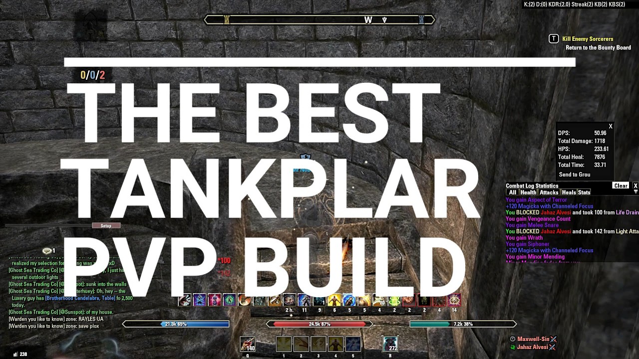 'THE TERMINATOR' ~ Magicka Templar PvP Tank Build ~ Morrowind