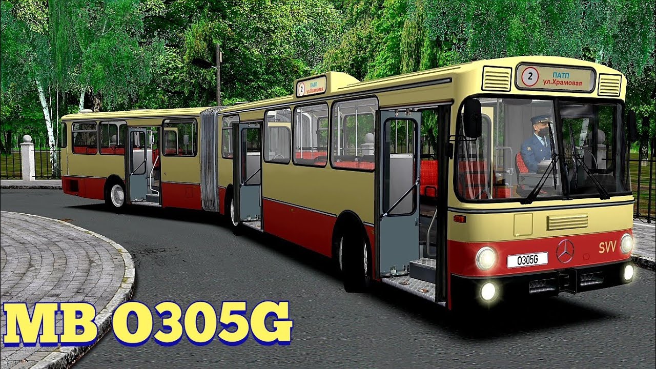 Mercedes O305G автобус особо большого класса Omsi 2