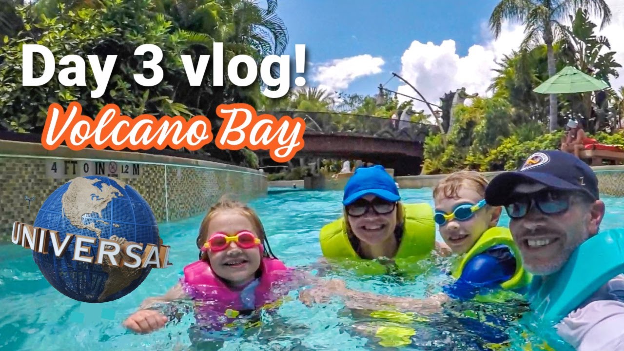 A Day at Universal's VOLCANO BAY with KIDS // Best water park in Orlando! (2021)