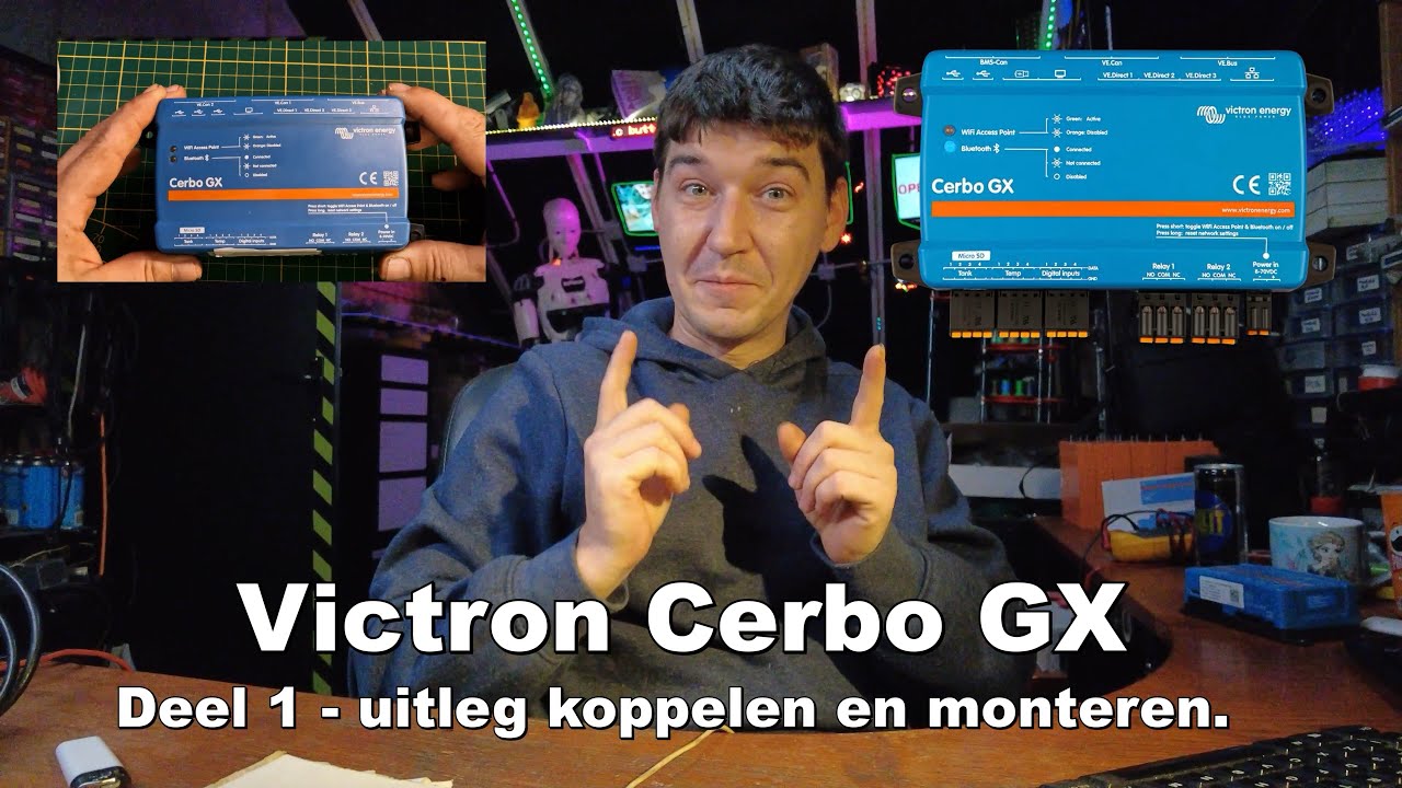 Victron Cerbo. wat kan hij? En hoe aan te sluiten. #victron #thuisbatterij
