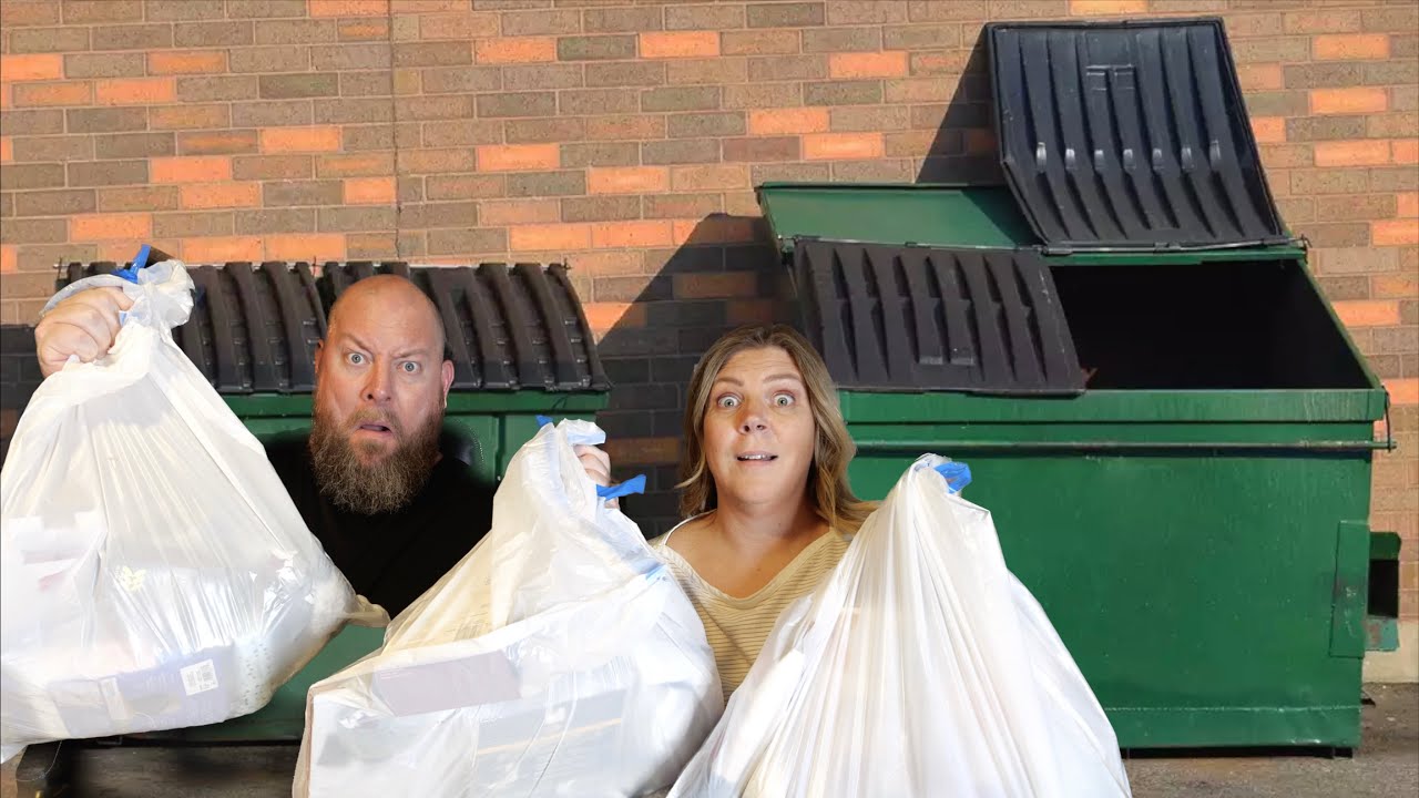 DUMPSTER DIVING at Dollar General Store