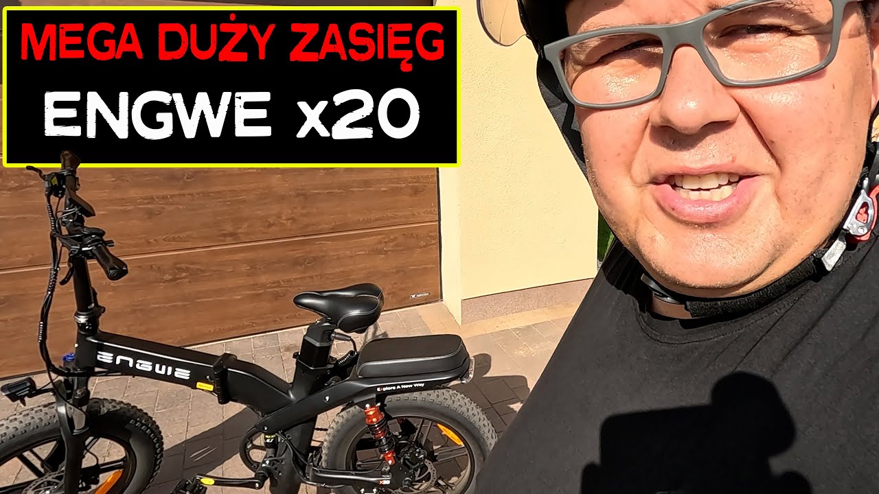 Niewiarygodny zasięg e-ROWERU - ENGWE x20