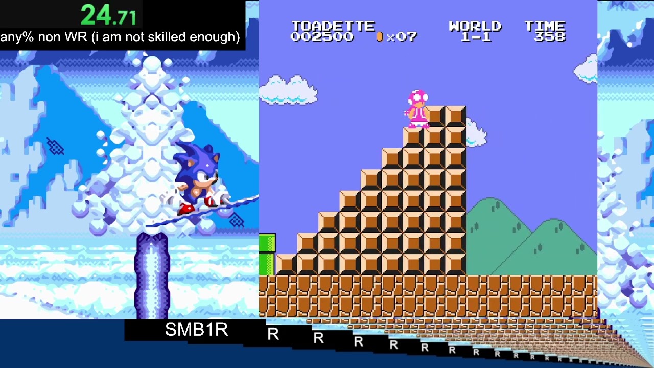 speedrunning but badly