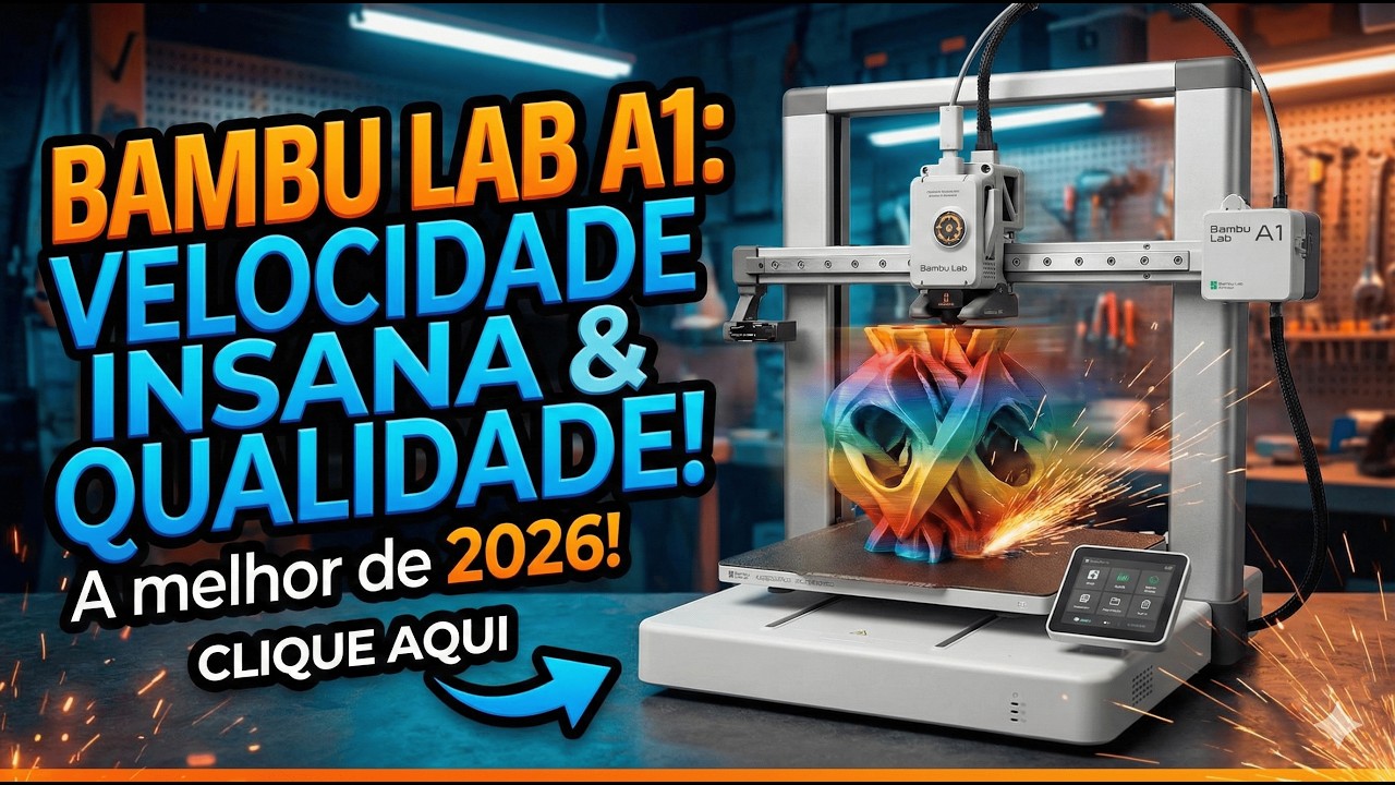 Tirei da Caixa a Bambu Lab A1: Vale tudo isso mesmo?