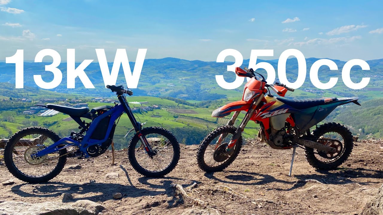 🏁 Course | Sur Ron 72V (13kW) vs KTM 350