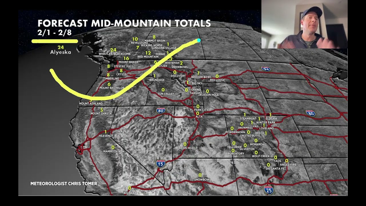 What's Next?  Mountain Weather Update 2/1, Meteorologist Chris Tomer