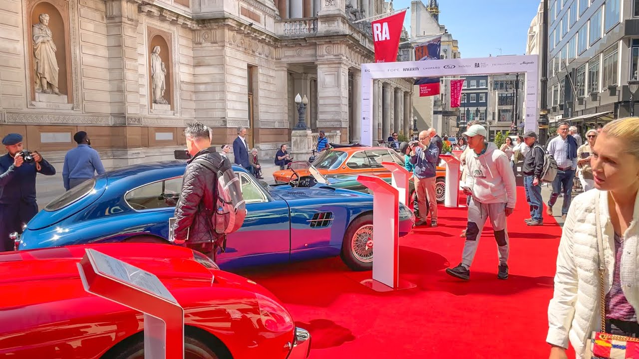 The World’s GREATEST Cars at Concours on Savile Row in Mayfair, London | 4K HDR