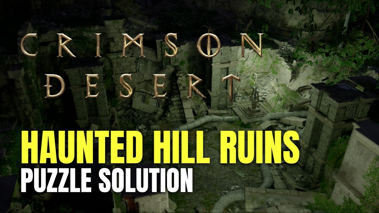 Crimson Desert Haunted Hill Ruins Puzzle Solution