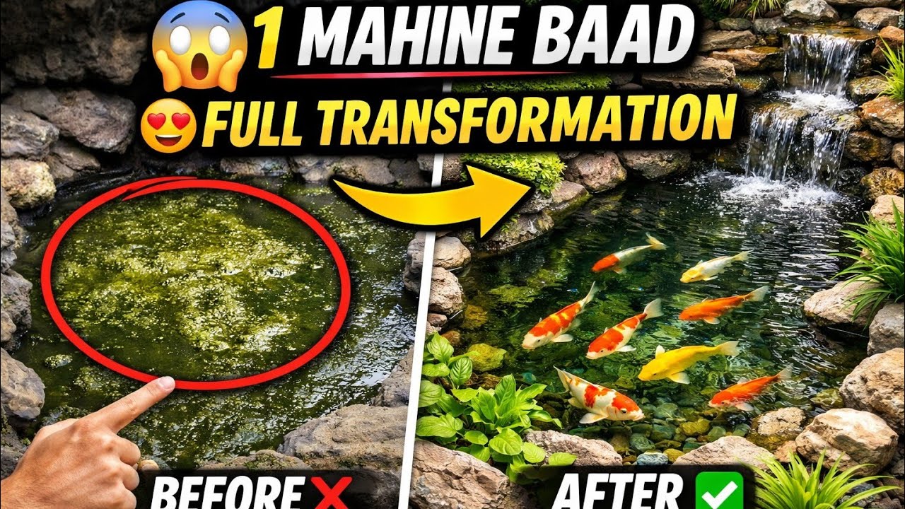 Fish Pond Transformation: 1 Mahine Baad Kya Hua ?