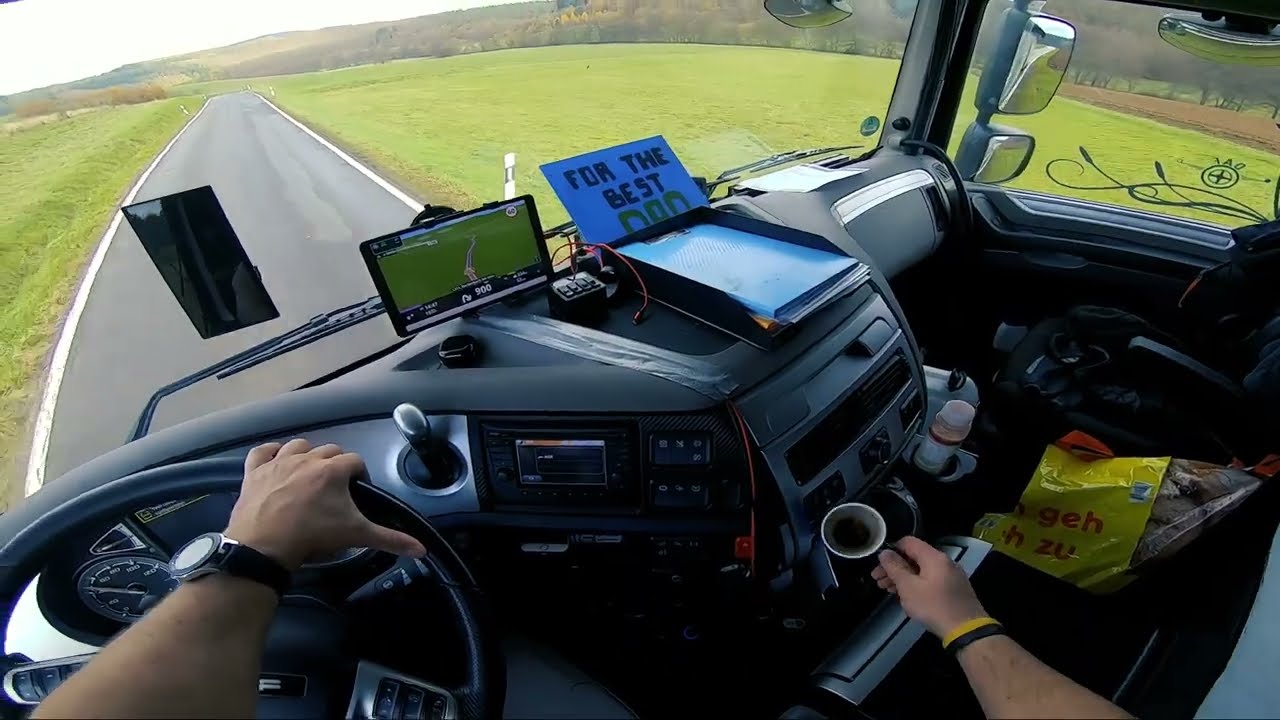 POV truck driving Waldalgesheim