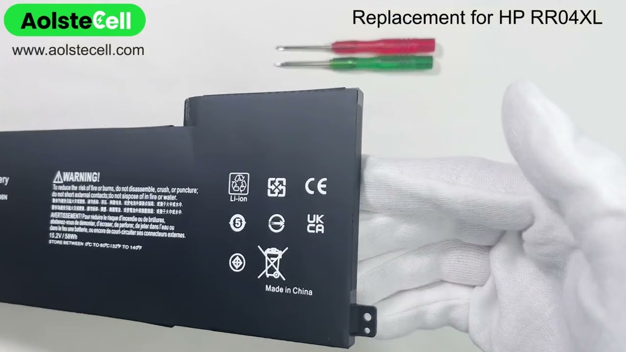 Replacement battery for HP RR04 RR04XL 15.2V 58Wh 4 cells