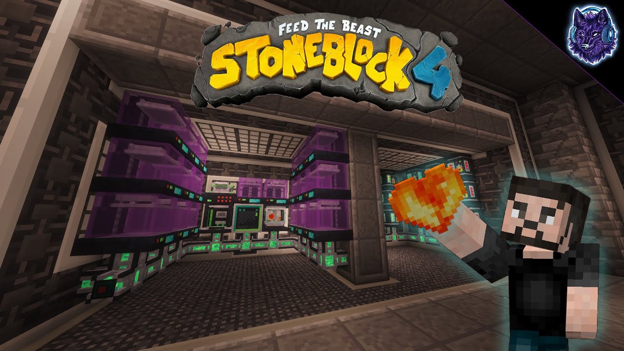 Stoneblock 4: CAP20 | Replicamos corazones de Dragon infinitamente!