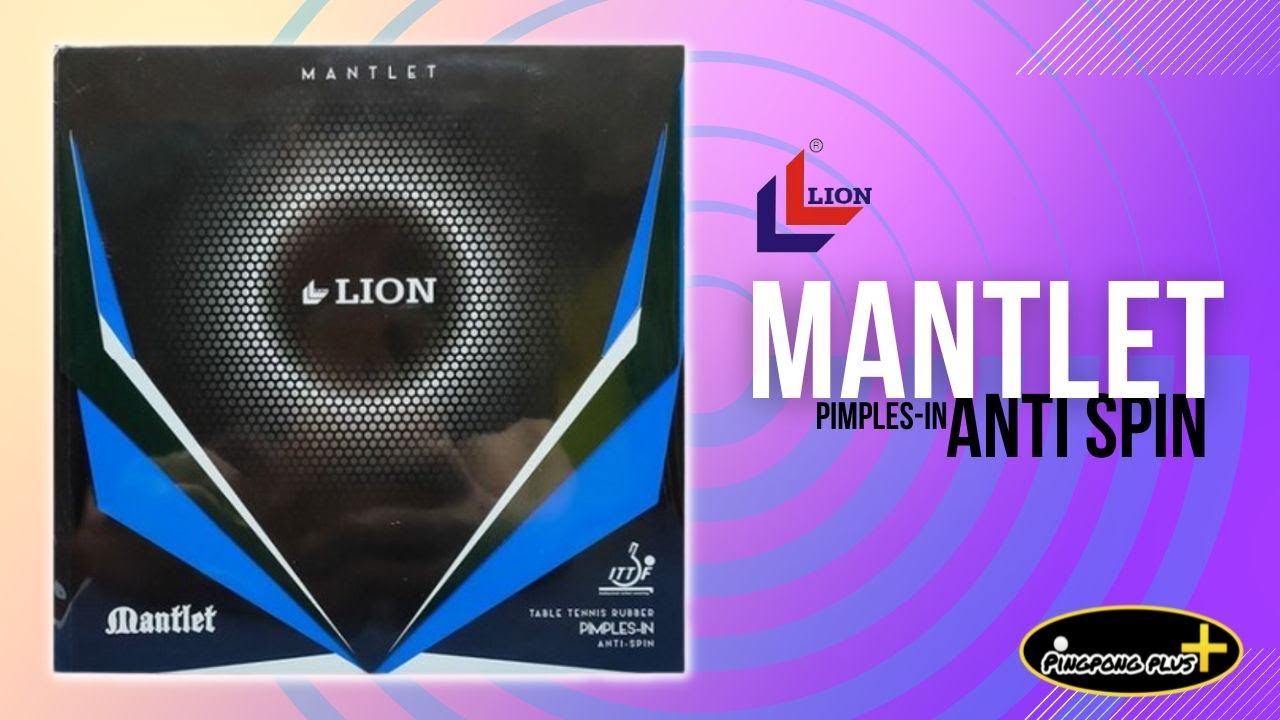 Lion MANTLET ||  Karet Tenis Meja ANTI SPIN || Test and Review