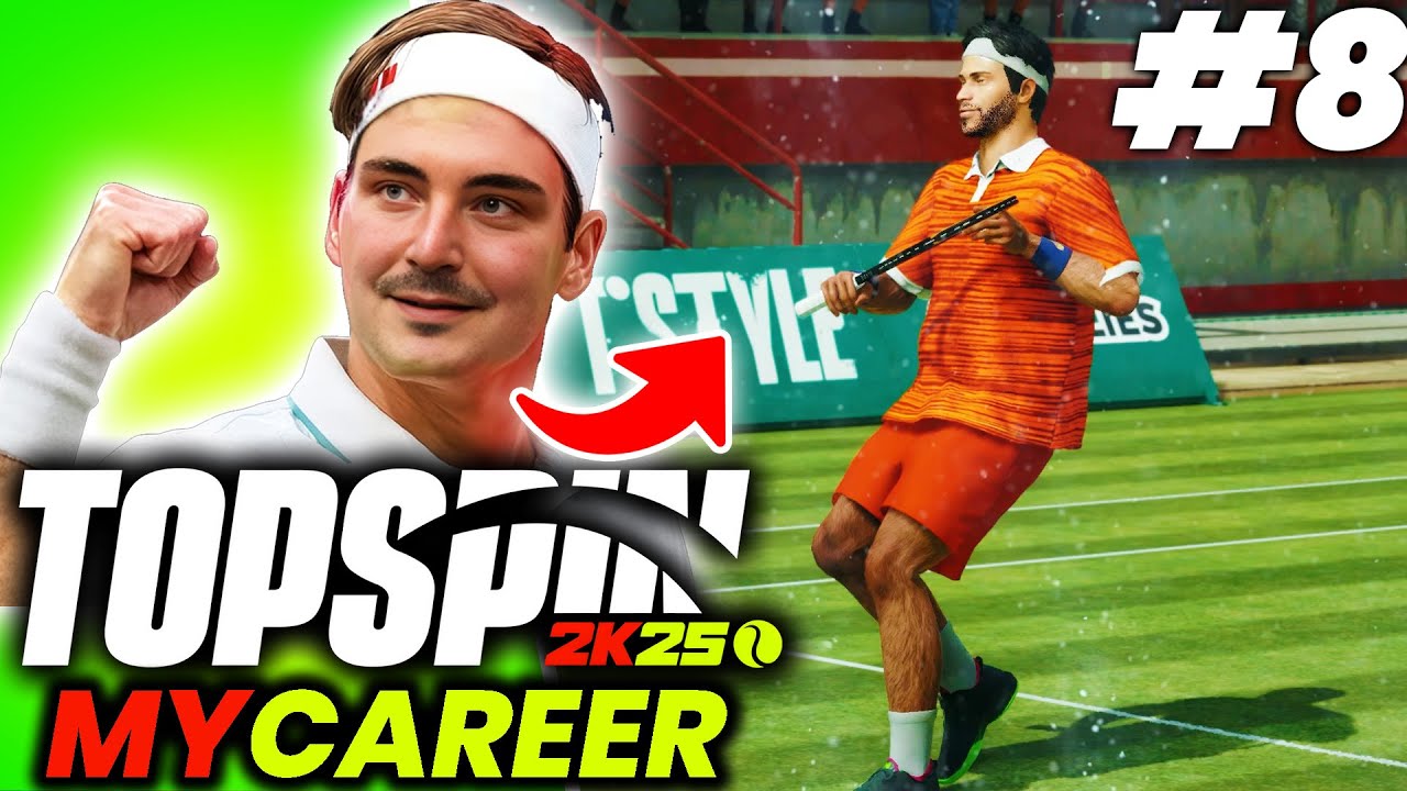 Let’s Play Top Spin 2K25 Career Mode | MyCareer #8 | FINDING OUR FORM! | First Impressions