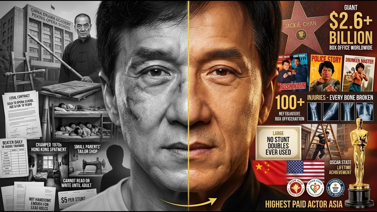 Jackie Chan: Broke Every Bone in His Body and Became an Action Legend!