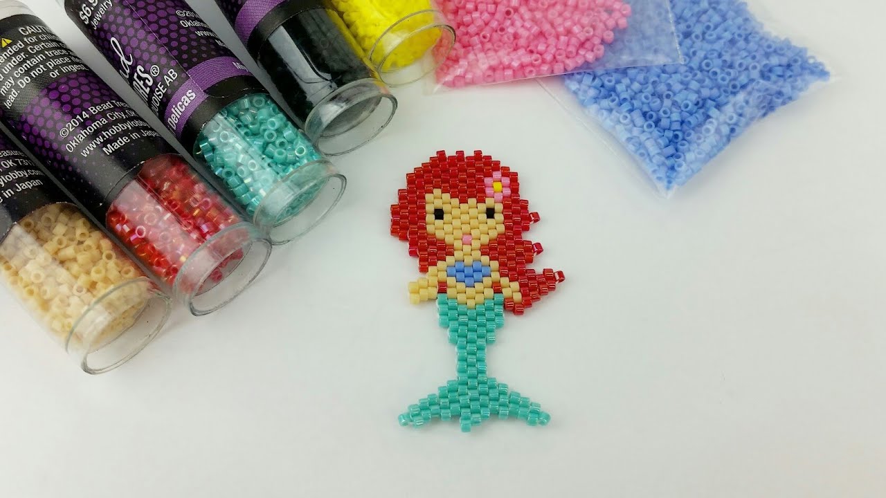 ARIEL SIRENITA/MIYUKI DELICAS/ BRICK STITCH