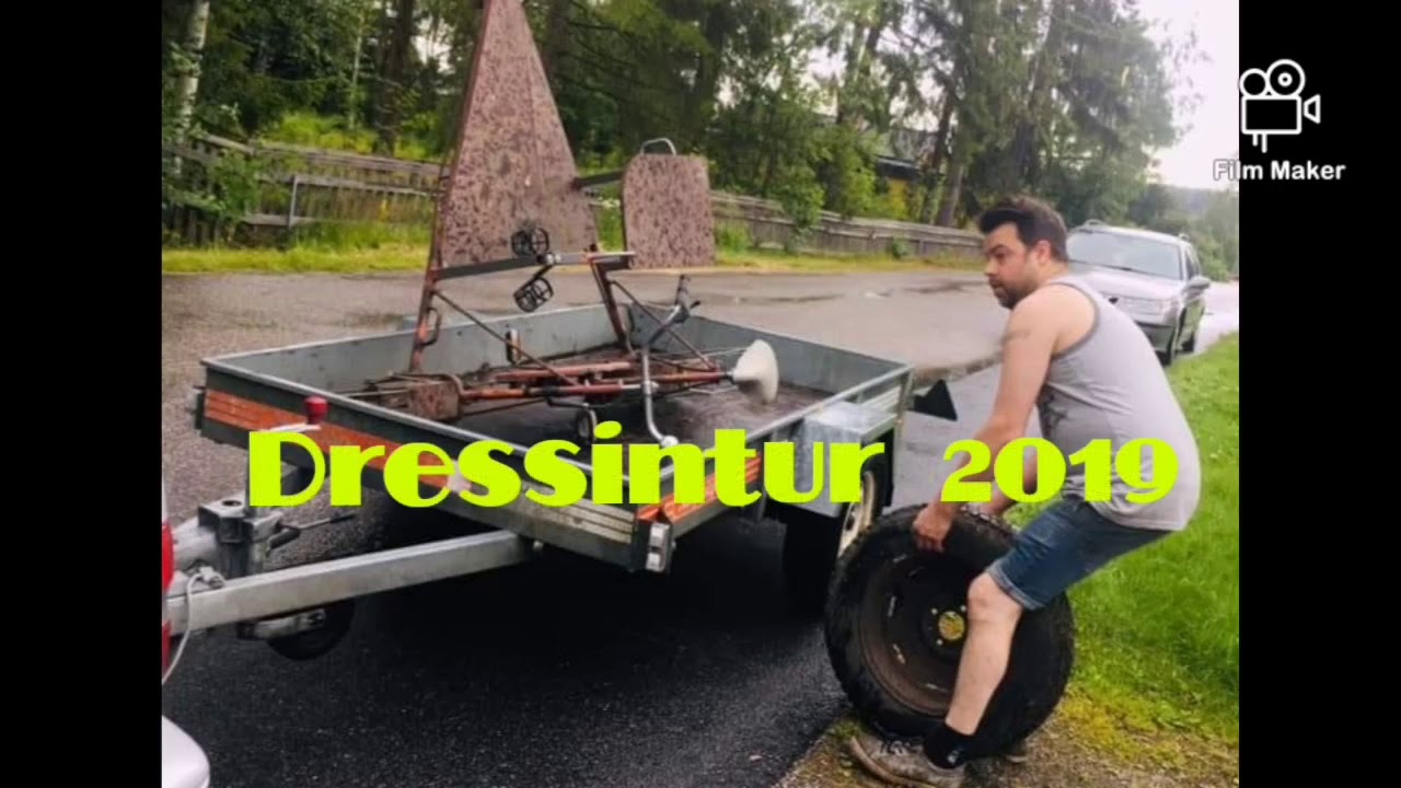 Premiärtur på min dressin 2019