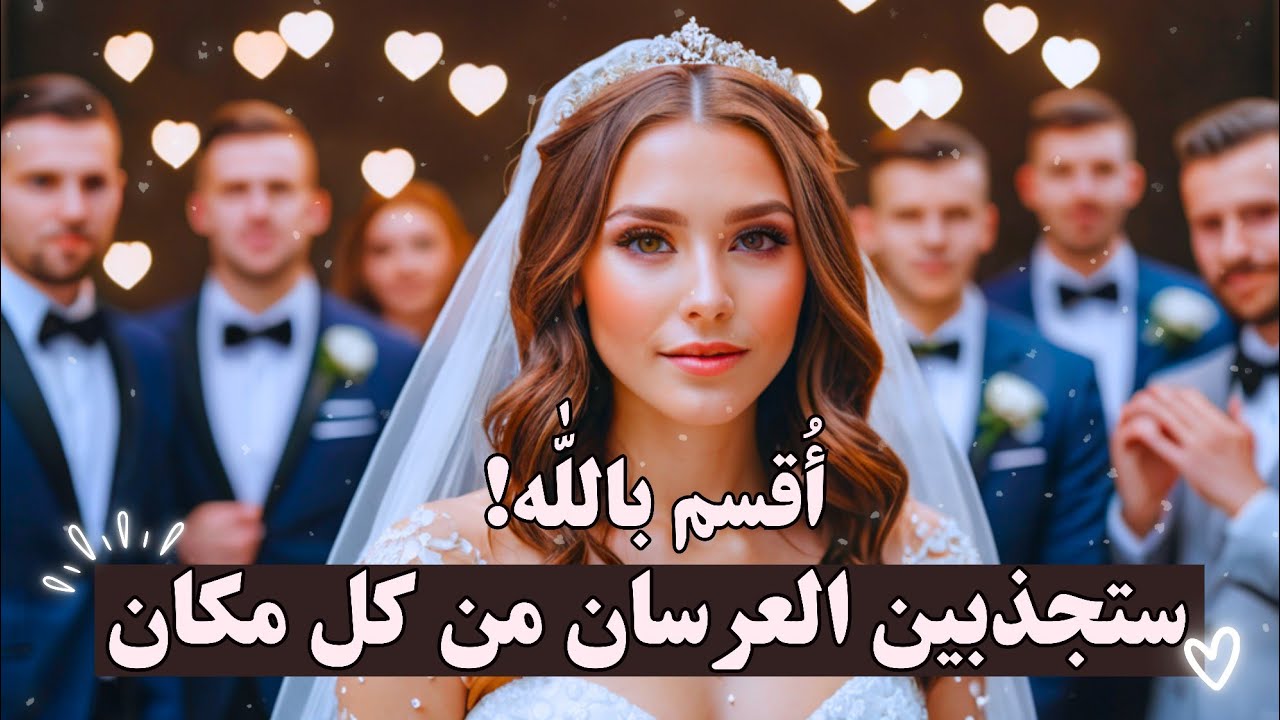 ستجذبين الخُطاب والعرسان كالنّمل لمنزلك بعد الإستماع لهذا المقطع!!! 💍👰🏻♥ #ألف_مبروك 🎉