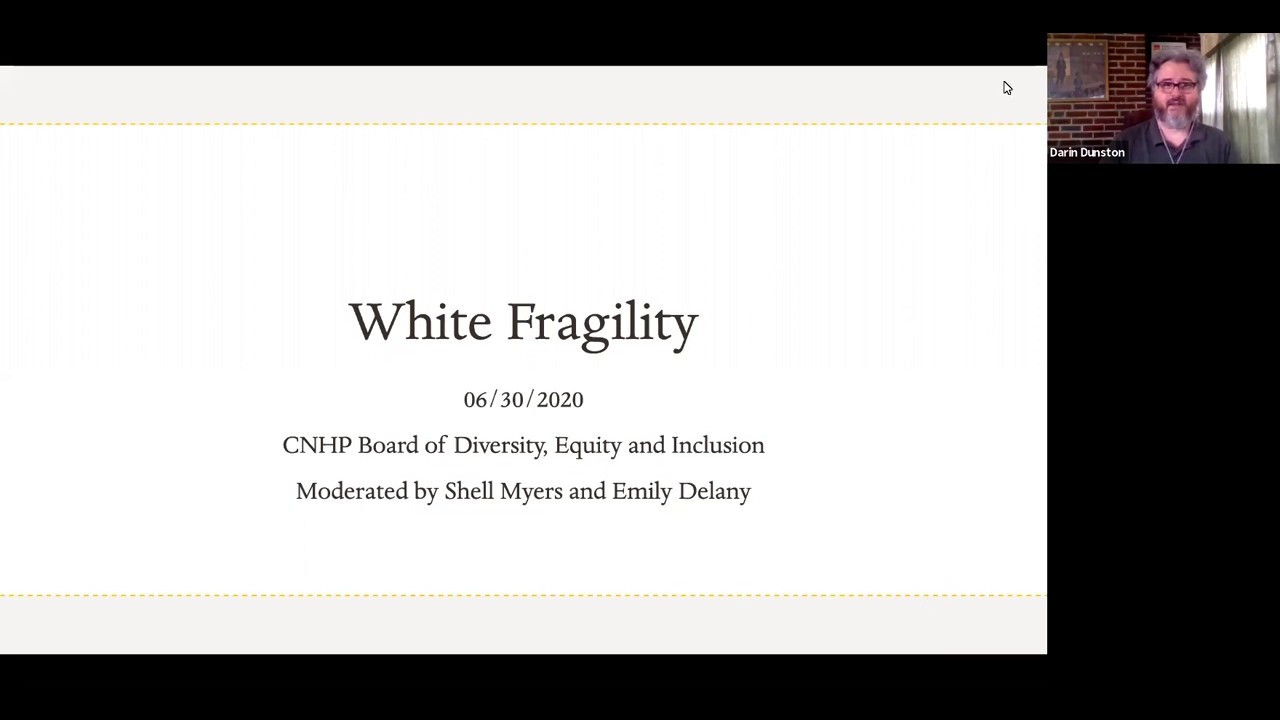 COMMUNITY CONVERSATION: WHITE FRAGILITY
