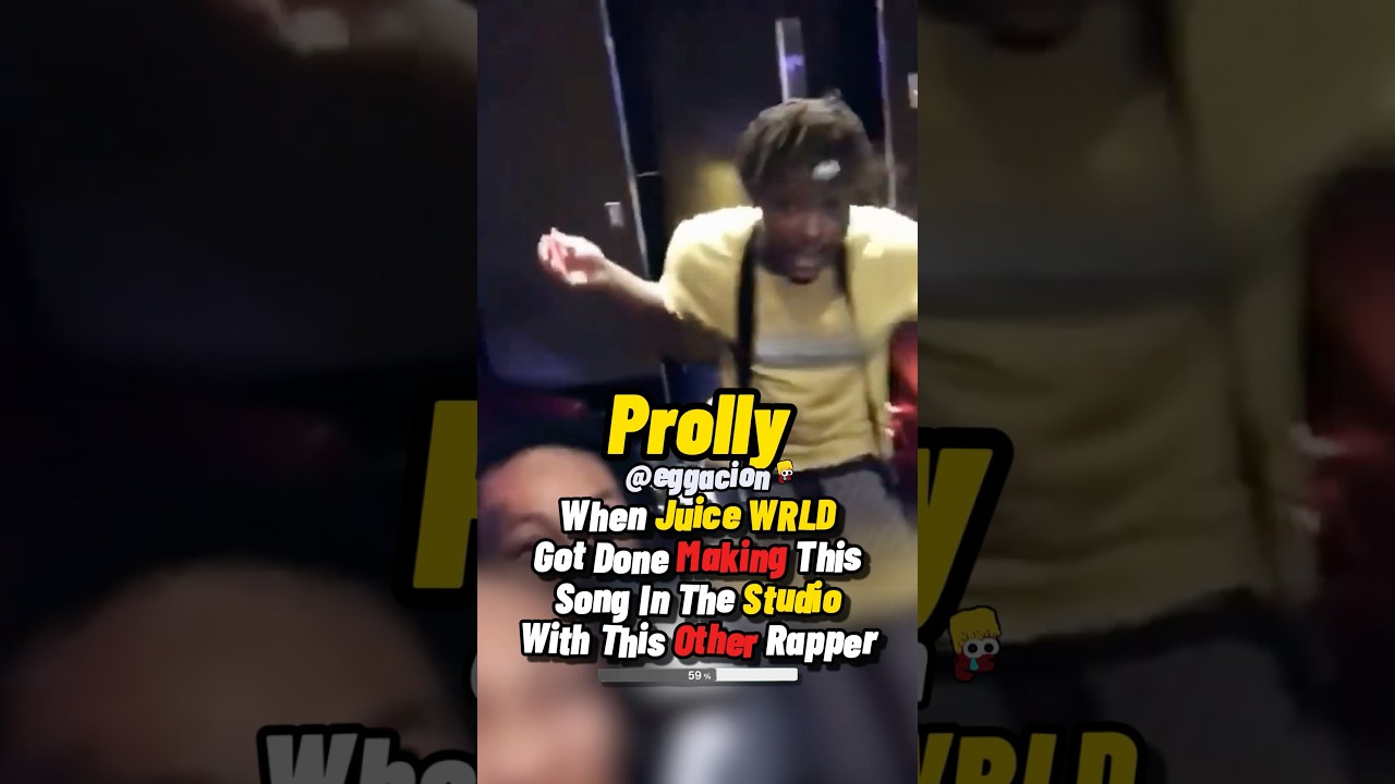 JUICE WRLD GETS DONE MAKING SONG IN STUDIO WITH THIS OTHER RAPPER&hellip;