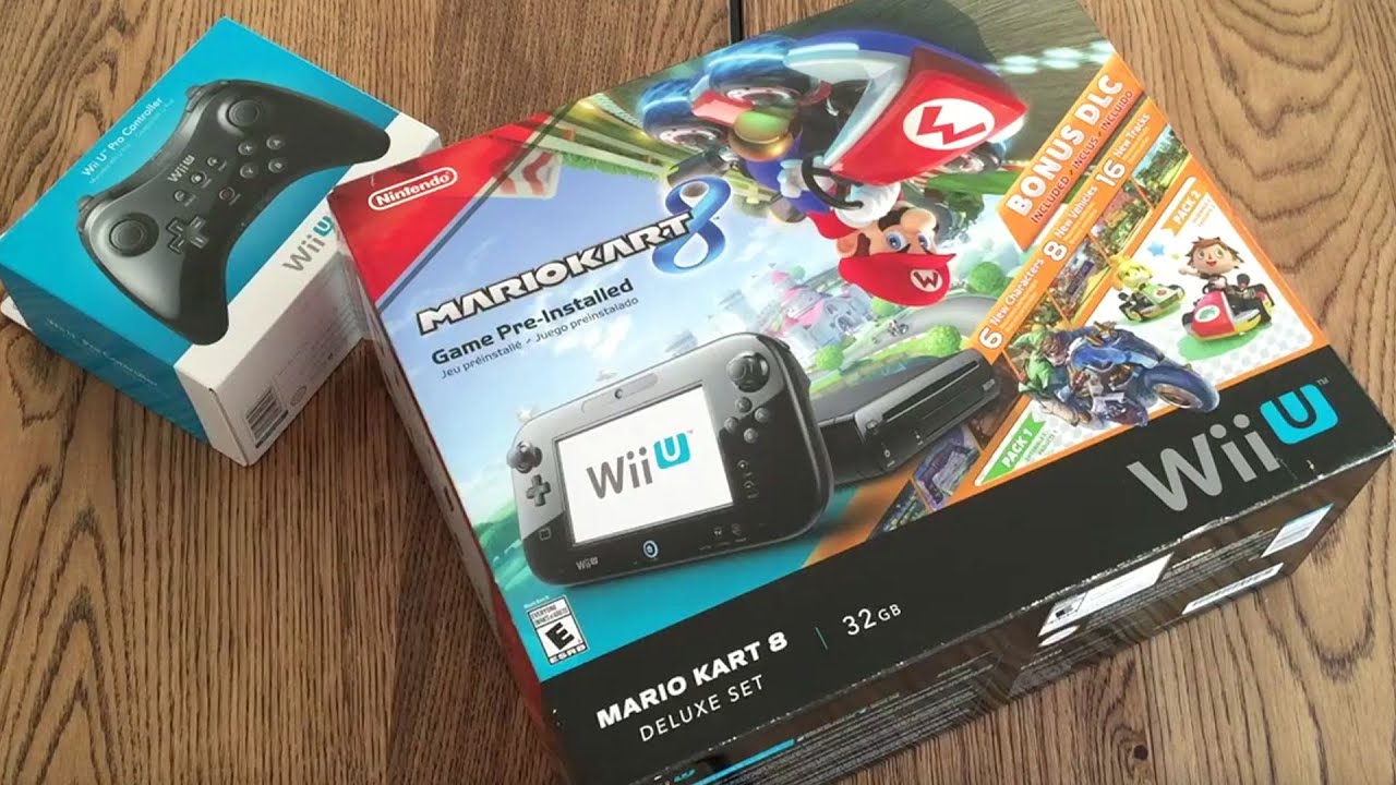 WiiU Mario Kart 8 Deluxe Set - Unboxing en Español