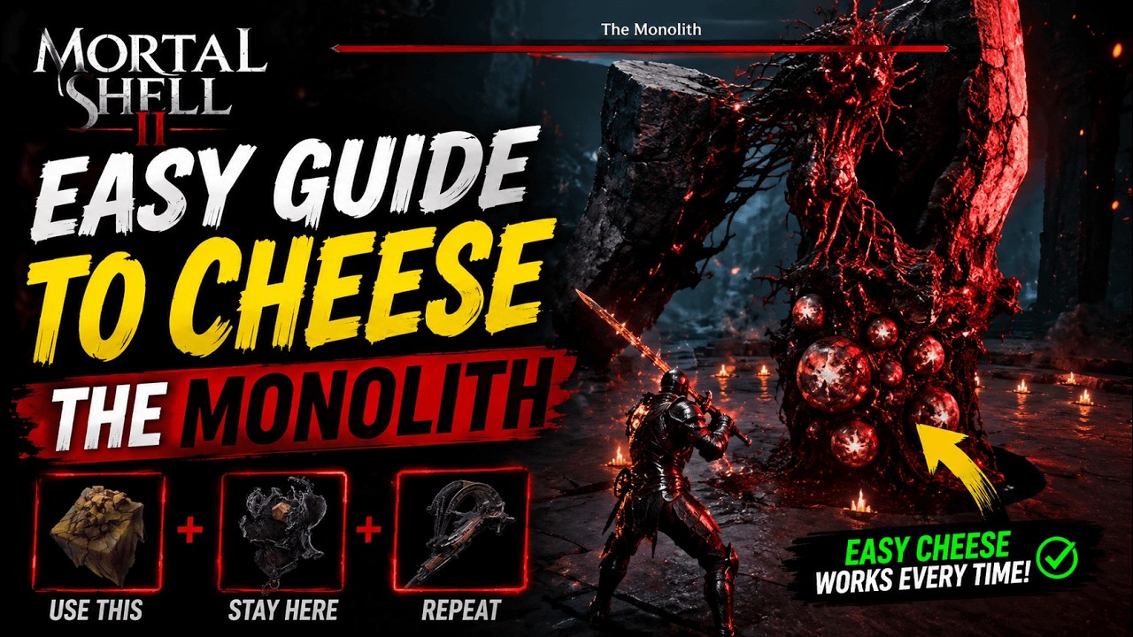 Mortal Shell 2 | EASY Guide to CHEESE The Monolith Boss! | No Damage Strategy