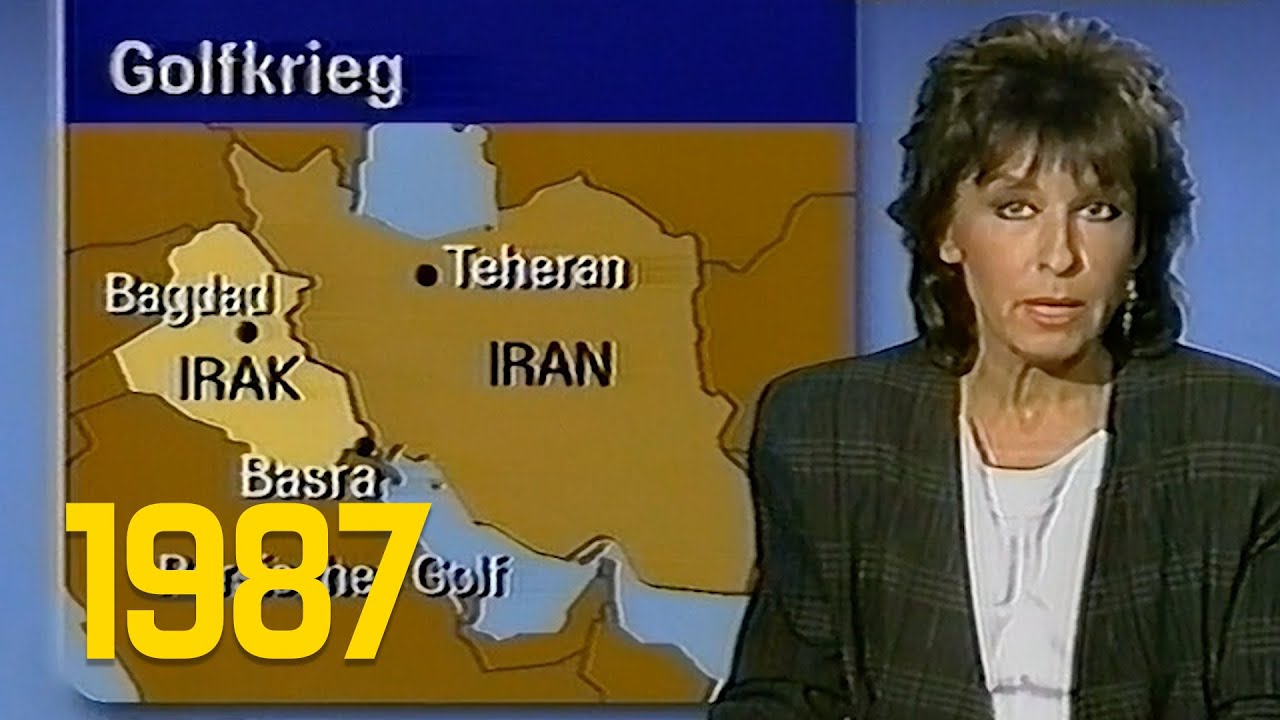 ZDF heute 19:00 Uhr mit Ulrike v. Möllendorff und Dieter Walch (24.09.1987)