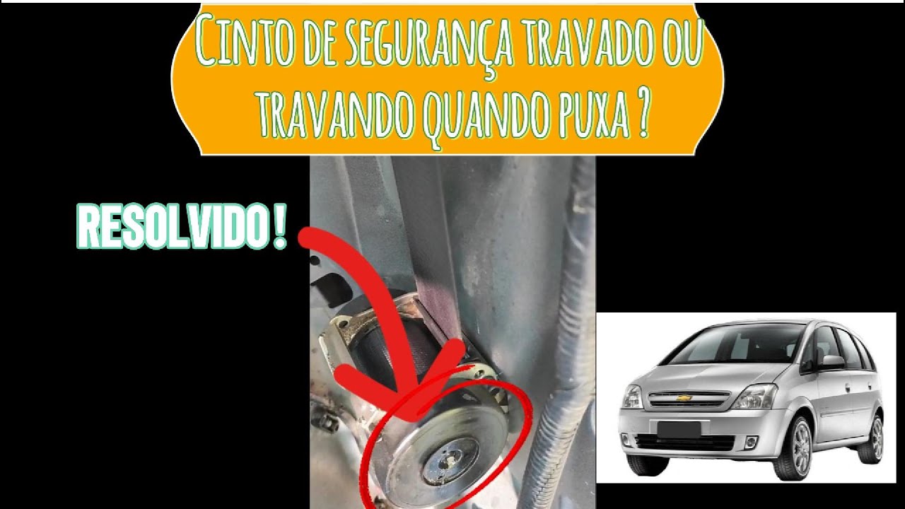 PROBLEMA NO CINTO DE SEGURANÇA TRASEIRO DA MERIVA | TRAVANDO | RESOLVIDO !!!