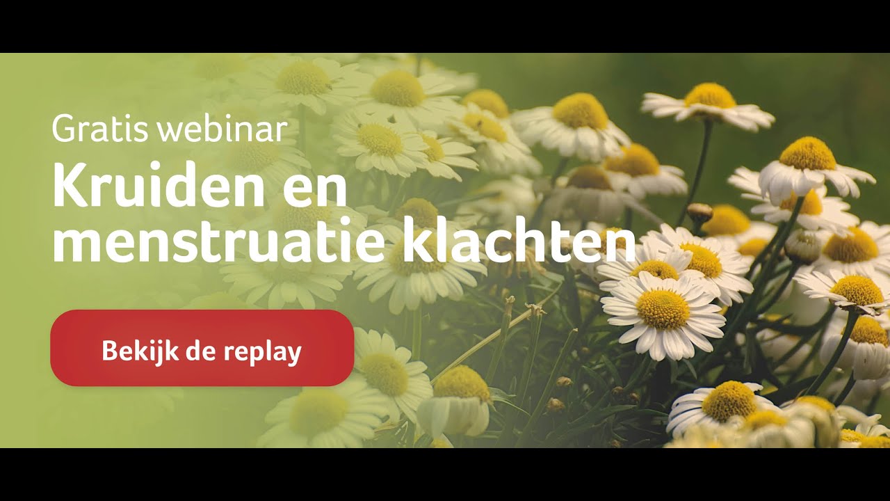 Kruiden en menstruatie klachten [GRATIS WEBINAR]