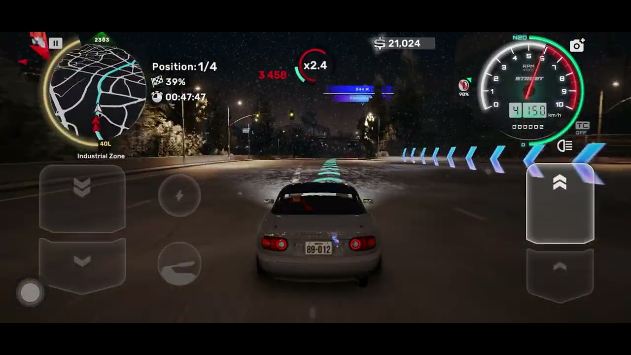 Carx Street gameplay walkthrough part-1 on iphone 16 pro max