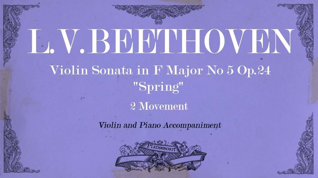 L.V.Beethoven - Violin Sonata in F Major No 5 Op.24 
