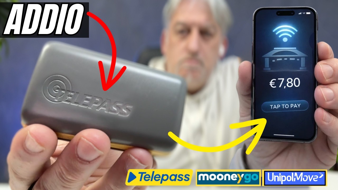 📱 ADDIO TELEPASS: Paghi il Casello con lo SMARTPHONE (MOBIQ)