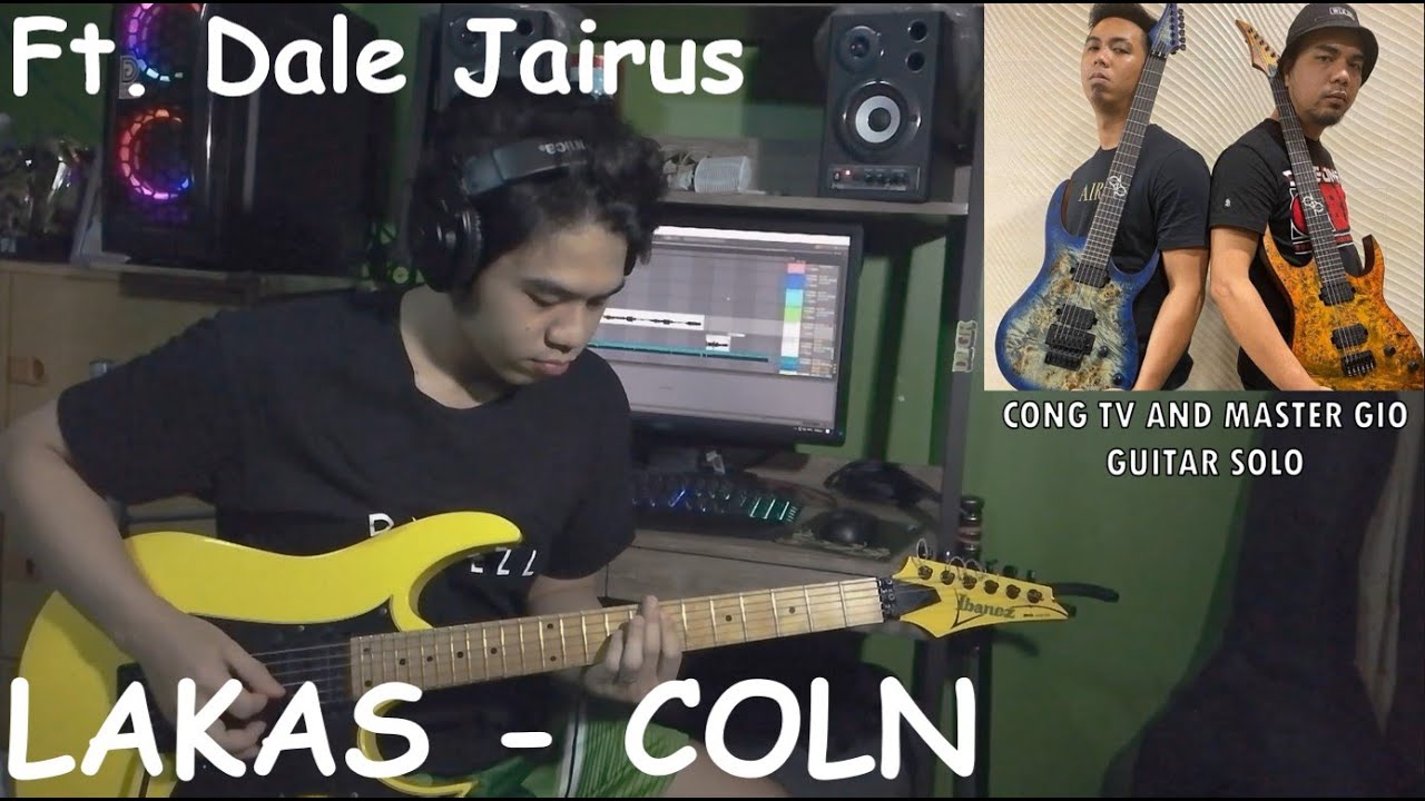 LAKAS - COLN ft. DALE JAIRUS (FULL GUITAR  INSTRUMENTAL COVER) CONG TV JAMMING