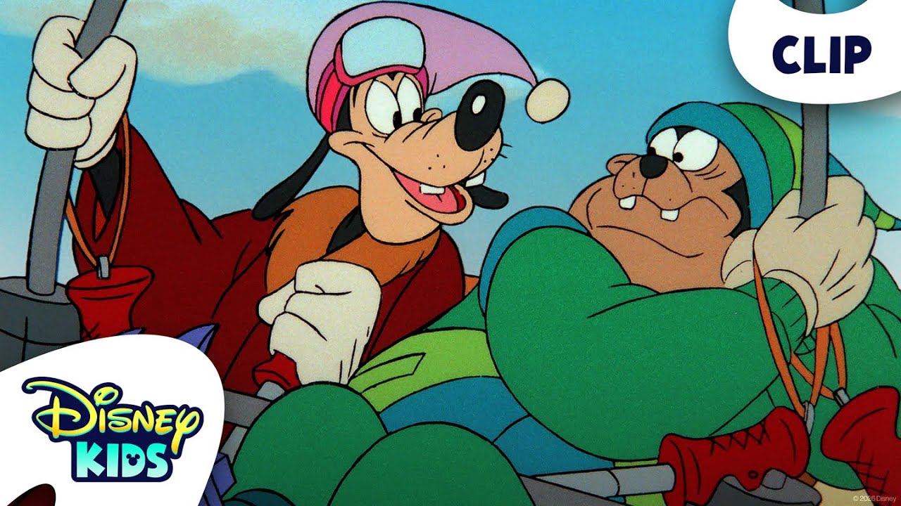 Goofy and Pete Go On a Ski Trip ⛷️🎿 | Goof Troop | @disneykids