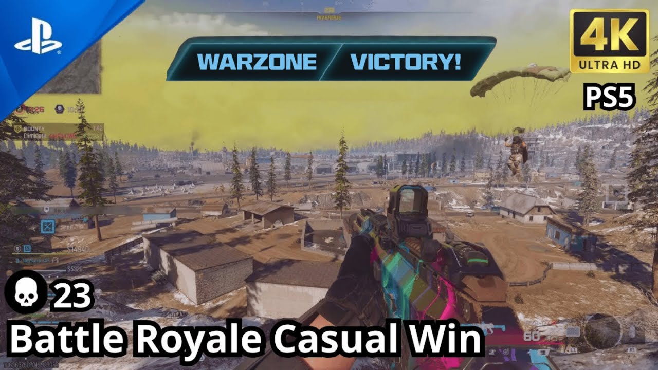 Warzone Battle Royale Casual Win | Gameplay PS5 4K (No Commentary)