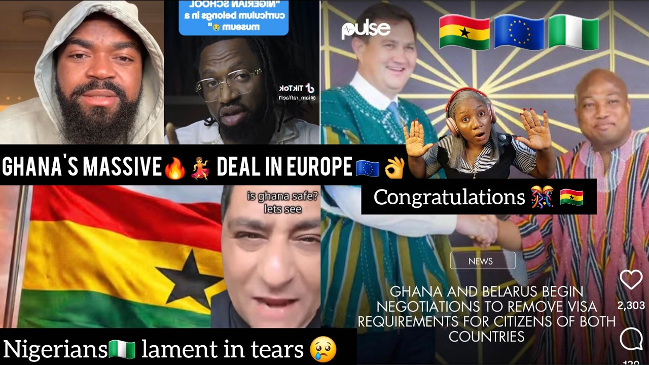 ВАУ😲💃НИГЕРИЙЦЫ🇳🇬РЕАГИРУЮТ🔥СЛЕЗАМИ😢ПОСЛЕ ТОГО, КАК ГАНА🇬🇭 ЗАКЛЮЧИЛА КРУПНЕЙШУЮ СДЕЛКУ В ЕВРОПЕ🇪🇺