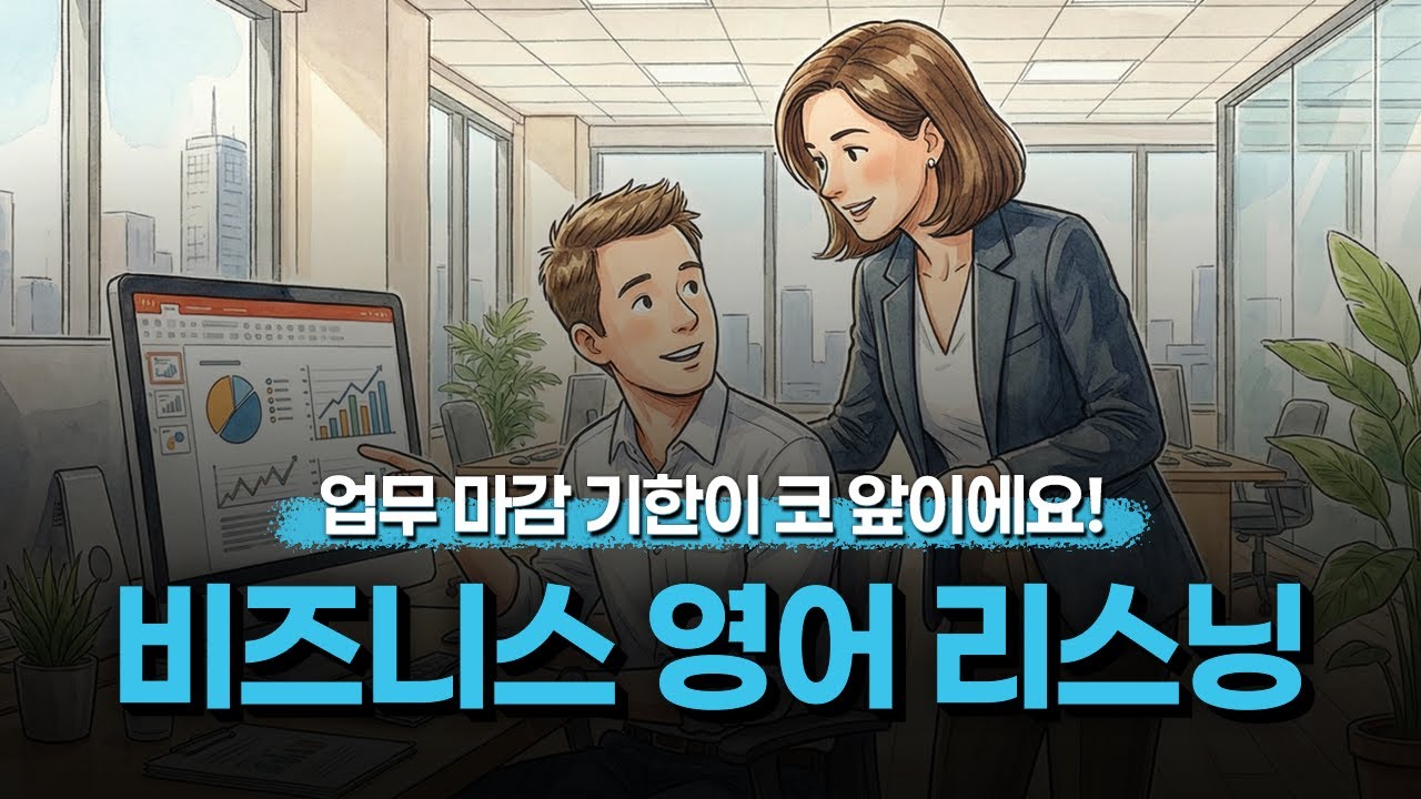 [비즈니스 영어] 💼업무 마감 기한이 코 앞이에요! 업무 업데이트 요청 및 수정 제안 영어 대화✨