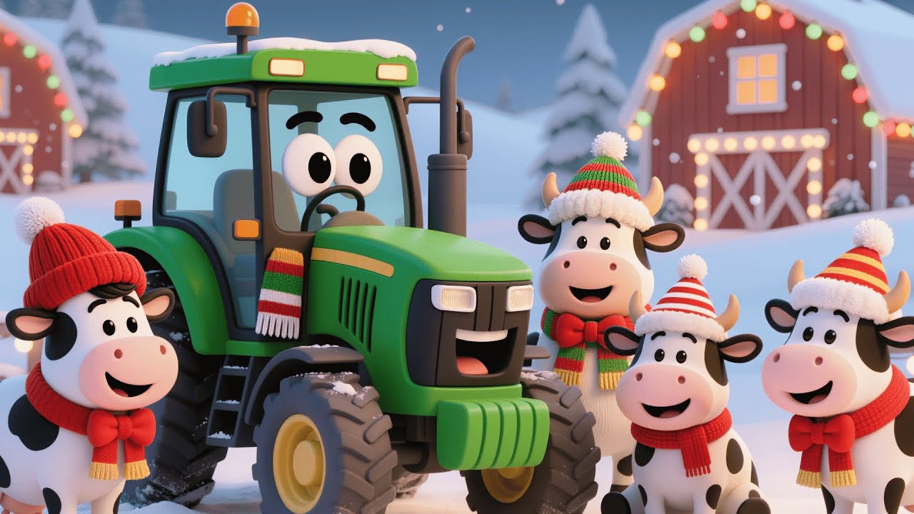 ❄️БАМ! БІМ! DISCO НА ФЕРМІ З ТРАКТОРОМ 🚜🐮🐔🐷