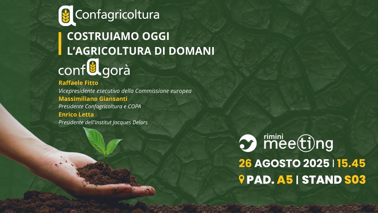 Costruiamo oggi l'agricoltura di domani - incontro con Giansanti, Fitto e Letta