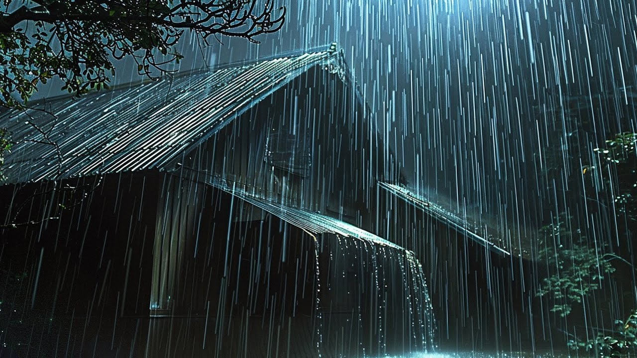No Ads Rain Sounds for Sleeping | Night Rain and Thunder for Peaceful Deep Rest