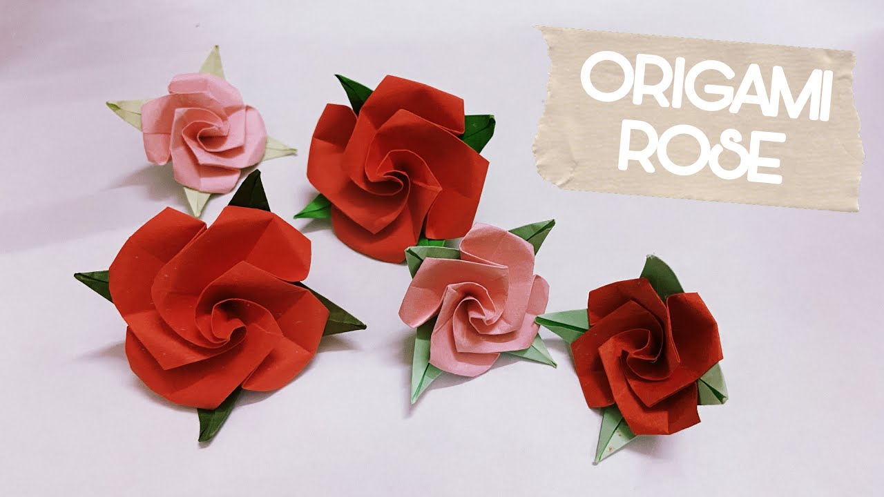 Origami Rose - Easy Origami Rose - Origami Easy