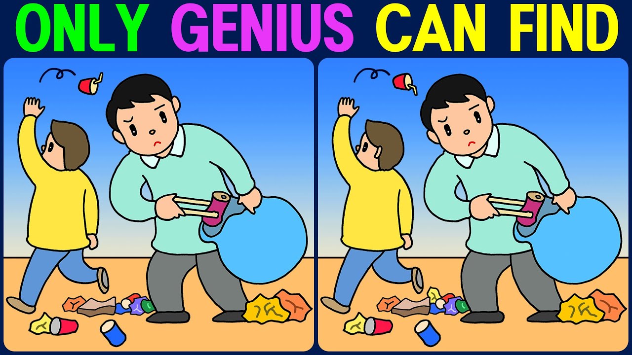 【Find the Difference】 ONLY GENIUS CAN FIND