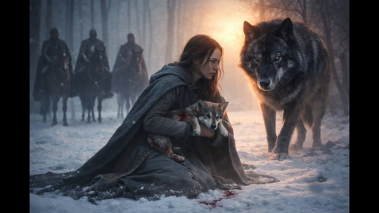 She Hid the Wounded Pup from the Rogues — The Alpha Claimed Them Both at Dusk