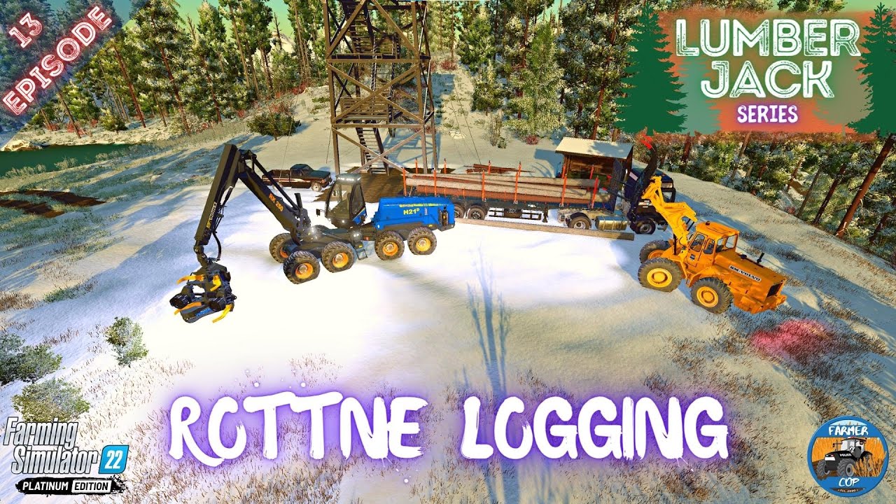 ROTTNE LOGGING - Silverrun Forest - Episode 13 - Farming Simulator 22