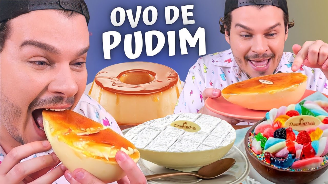 PROVAMOS OVO DE PÁSCOA DE PUDIM / EXPERIMENTANDO OVOS DE PÁSCOA 2023 - Vale a pena?