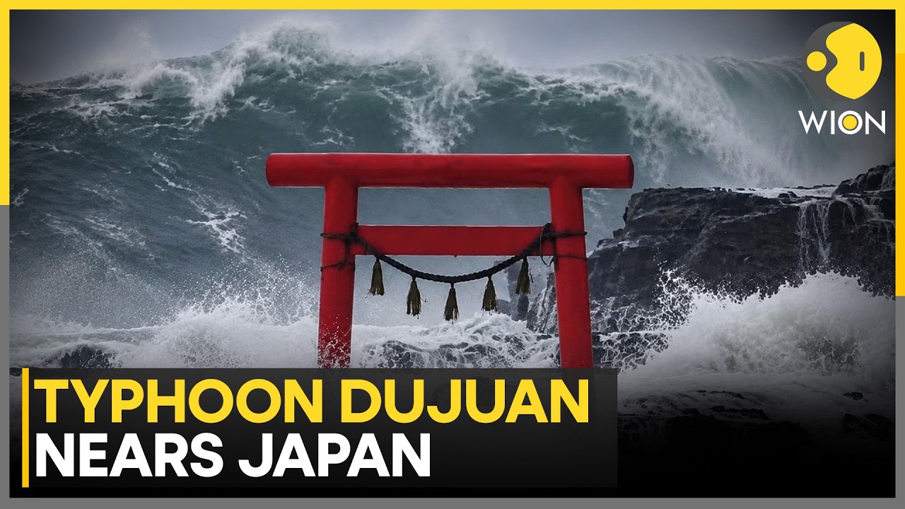 Typhoon Dujuan Nears Tokyo: Record Rainfall Warning As 275+ Flights Cancelled | WION News