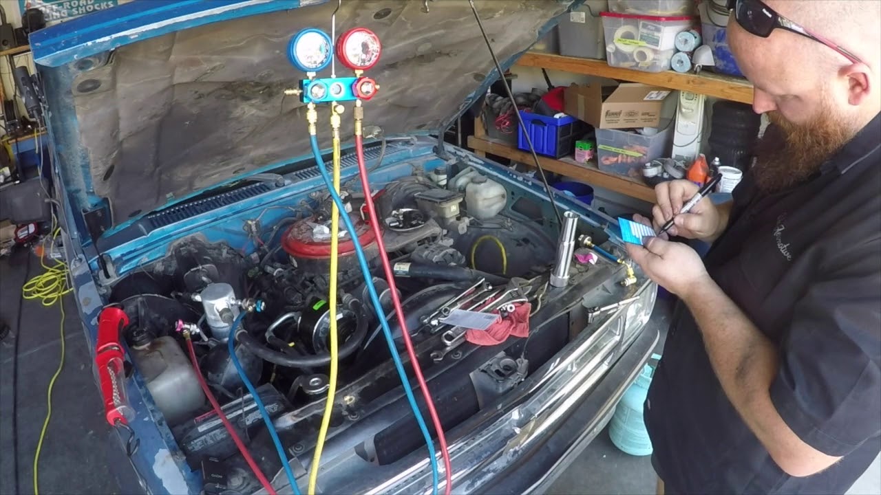 A/C repair | r12 to r134a conversion, Leak detection tips, AC gauge & PAG oil injector use and more