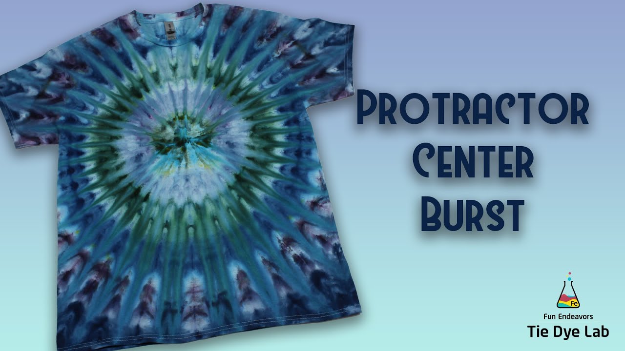 How To Ice Dye A Protractor Burst