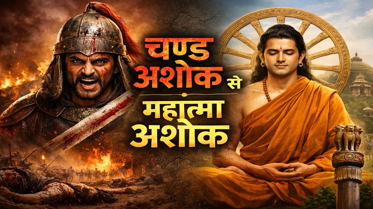 सम्राट अशोक: खूंखार योद्धा से धम्म के सम्राट तक | Ashoka The Great Full Story